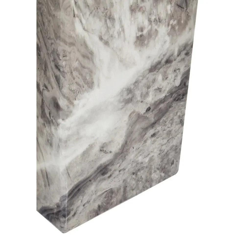 Savanno Grey Marble Side Table - Image 7
