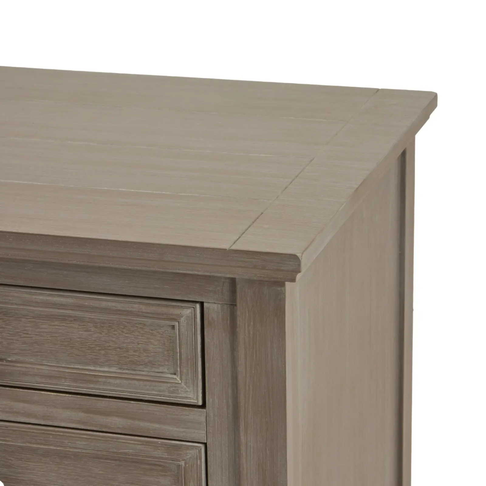 Sienna Three Drawer Bedside Table in Grey – Elegant Bedroom Storage - Image 4