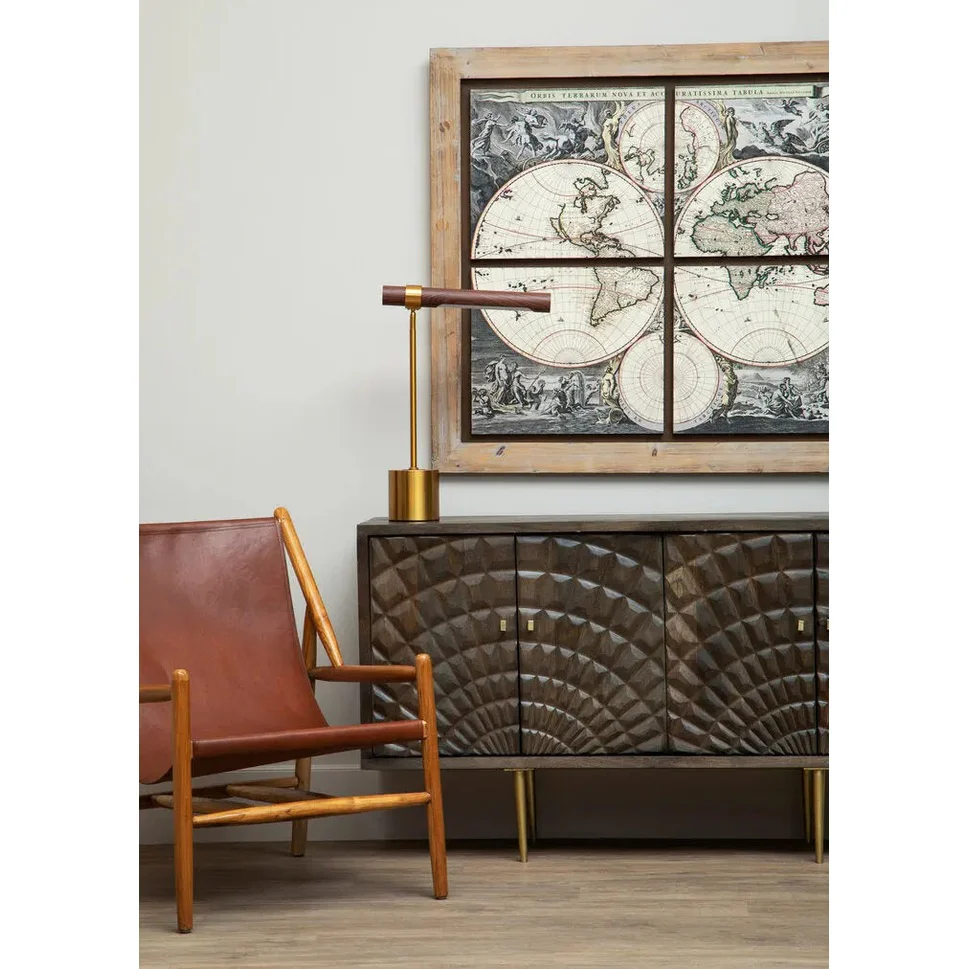 Sipari Mango Wood Sideboard with Carved Geometric Detailing - Image 23
