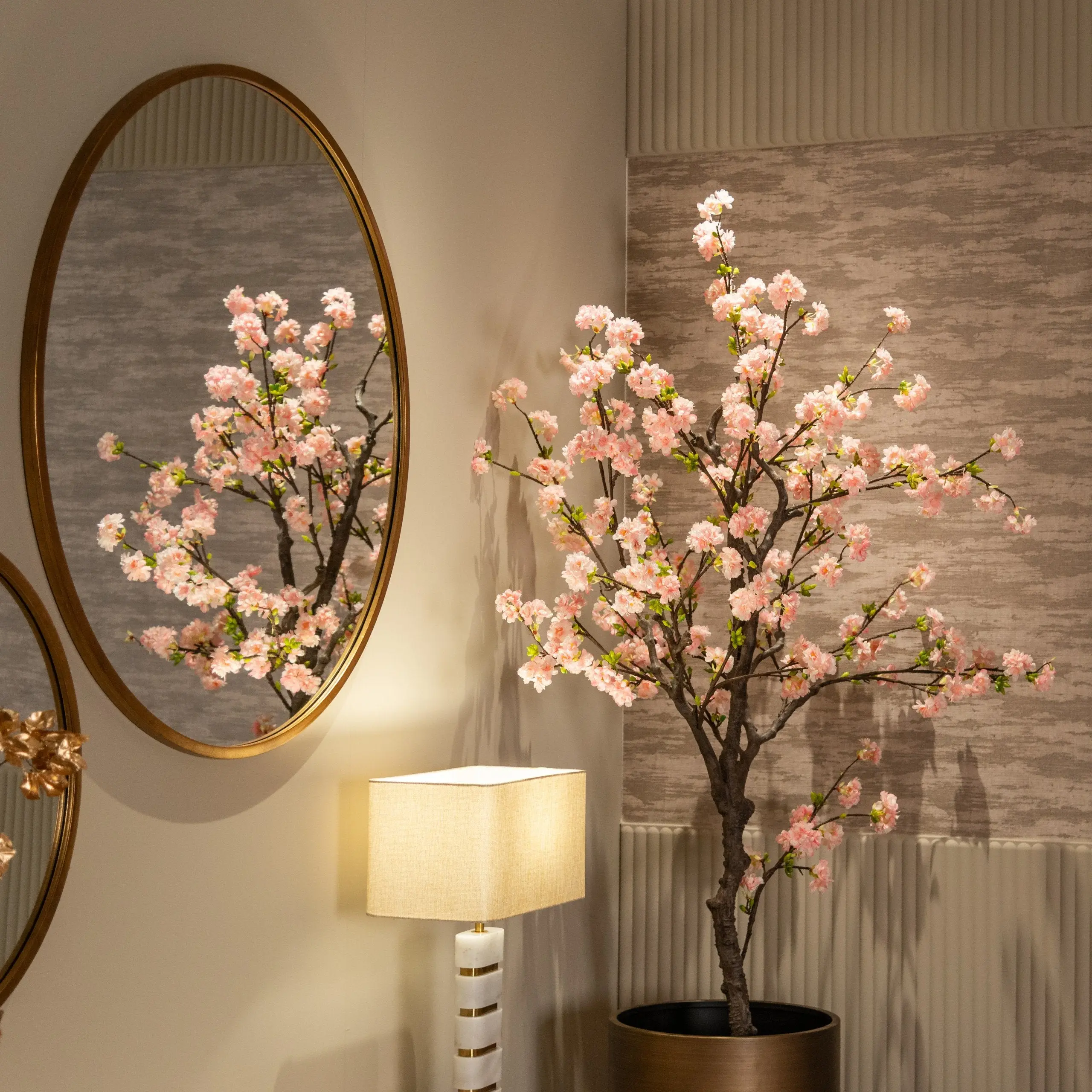 Richmond Interiors Maesa Gold 90cm Mirror - Image 14