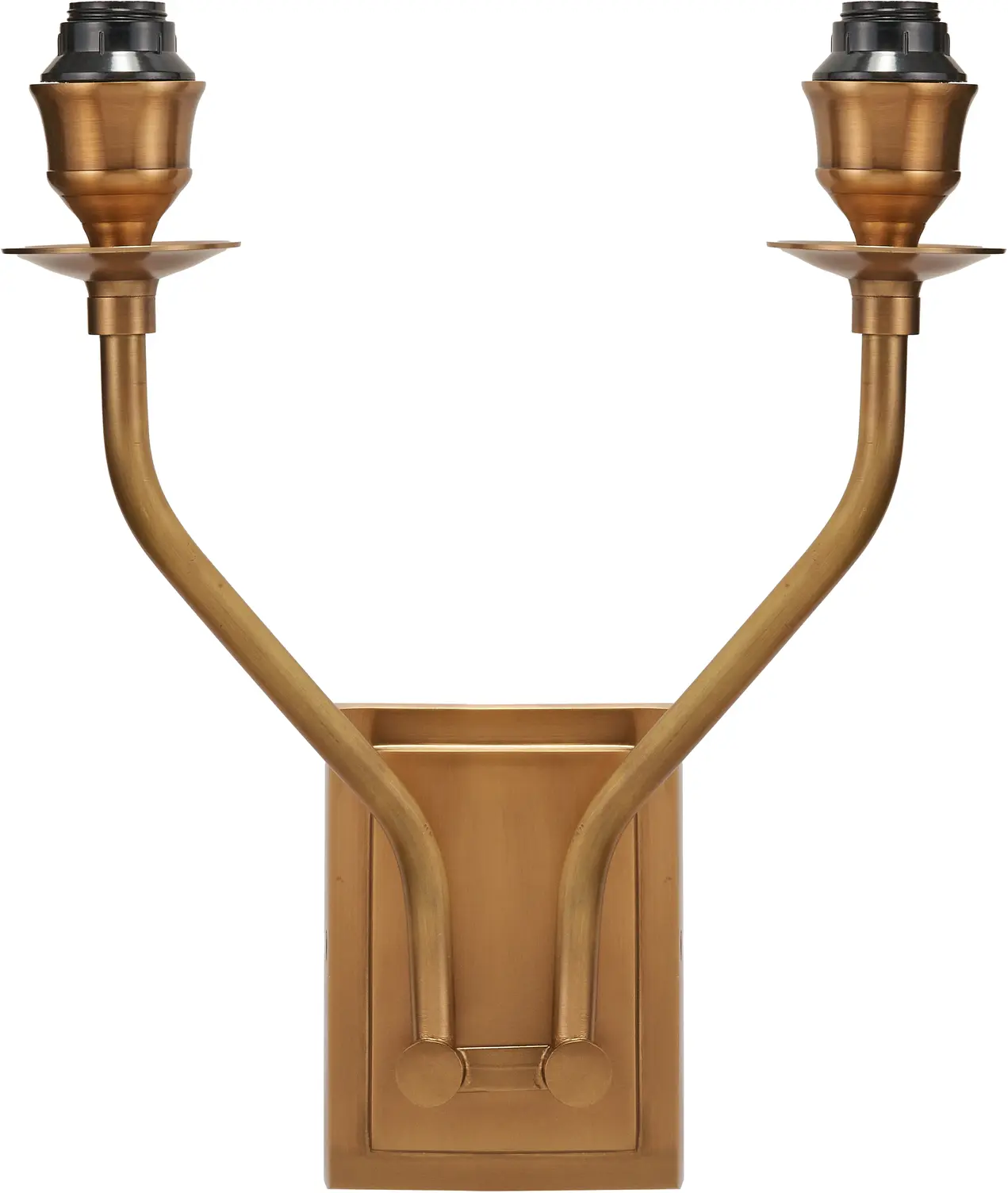 Tatiana Antique Brass Metal Double Wall Light