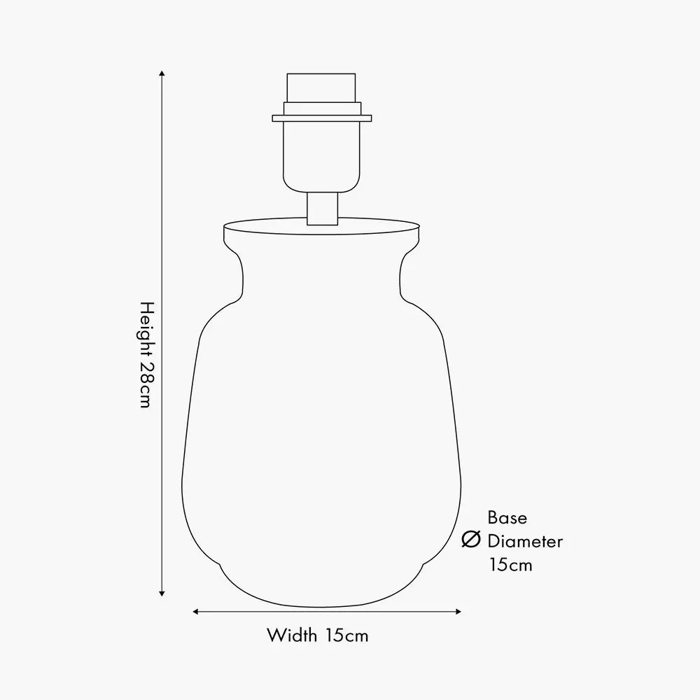 Theano Dot Design Blue Glaze Table Lamp Base - Image 10