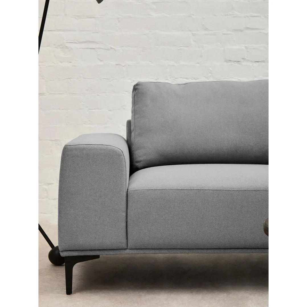 Tolaro 3 Seat Grey Fabric Right Chaise Sofa - Image 39