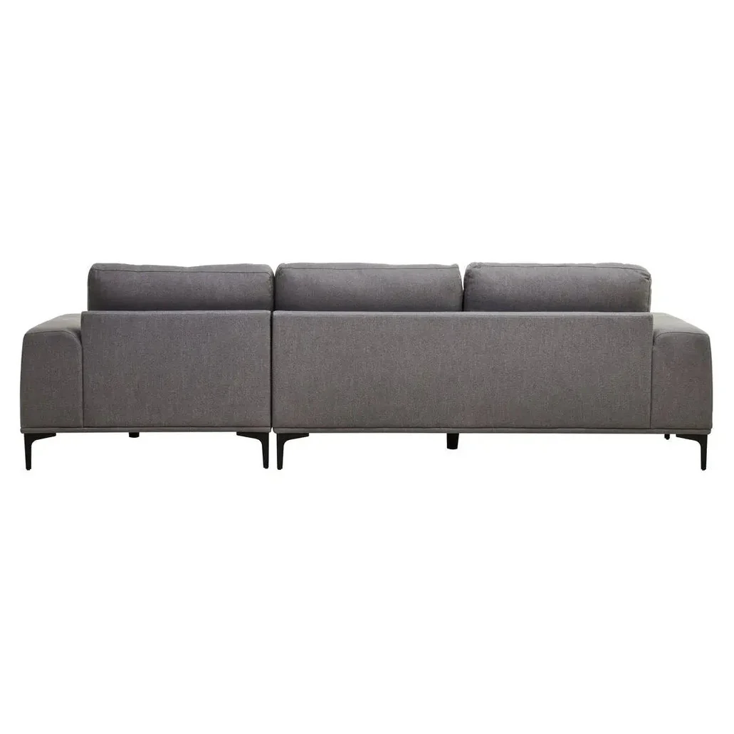 Tolaro 3 Seat Grey Fabric Right Chaise Sofa - Image 53
