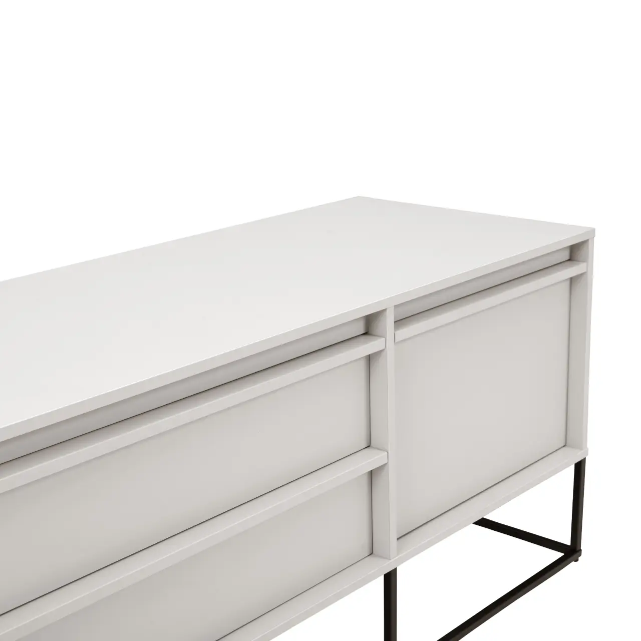 Albion Stone Grey Sideboard – Modern Storage Cabinet - Image 4