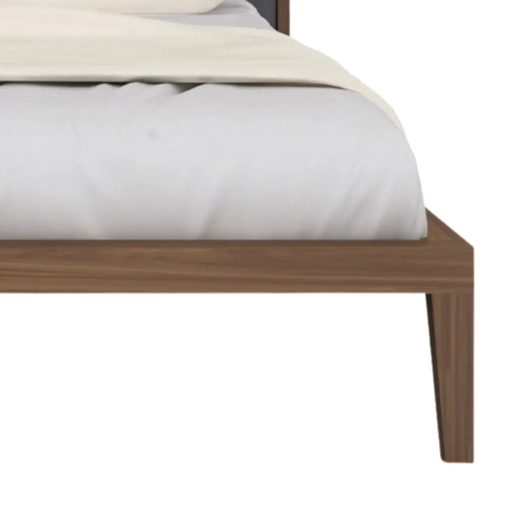 Twenty10 Design Calla Double Bed in Walnut/Grey - Image 2