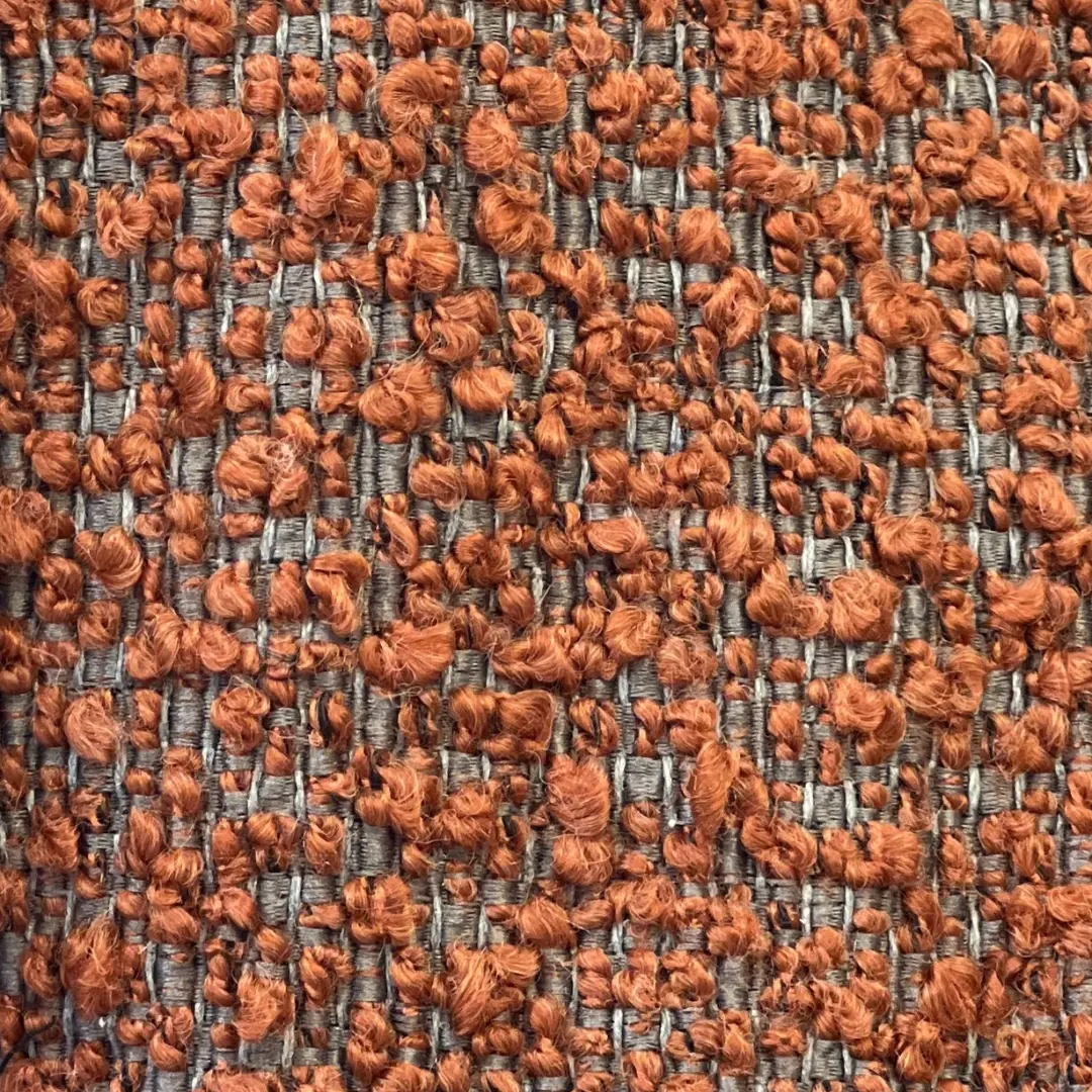 Twenty10 Design Eclipse Occasional Chair in Burnt Orange Boucle - Image 5
