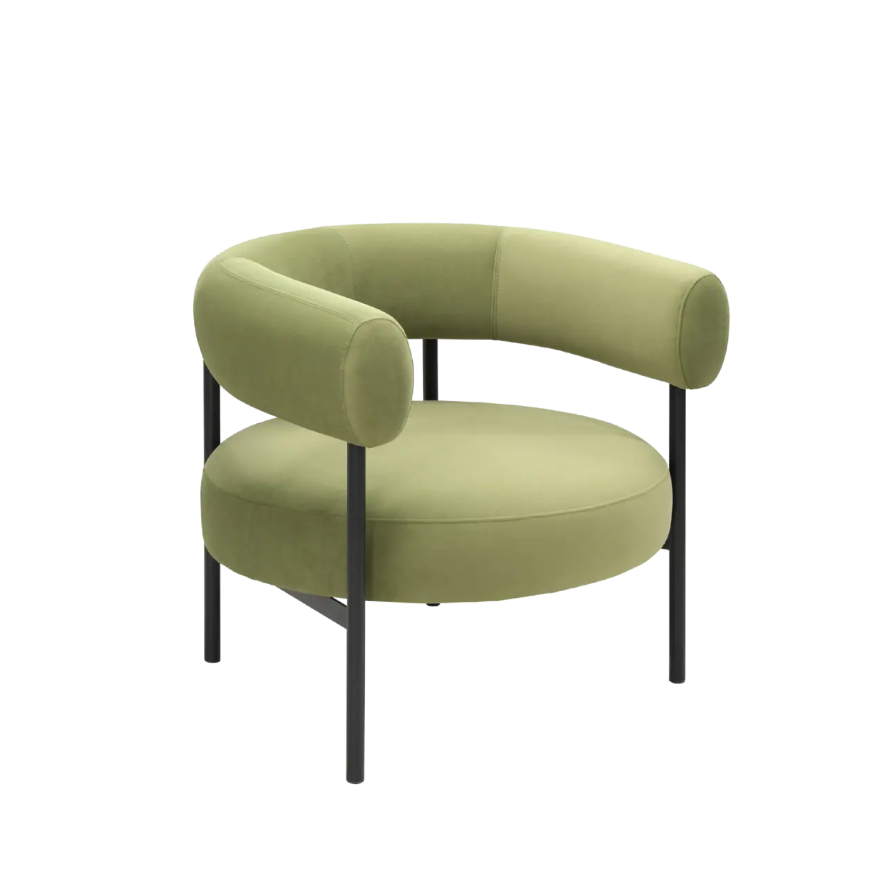 Twenty10 Design Eclipse Occasional Chair in Olive Green - Image 2