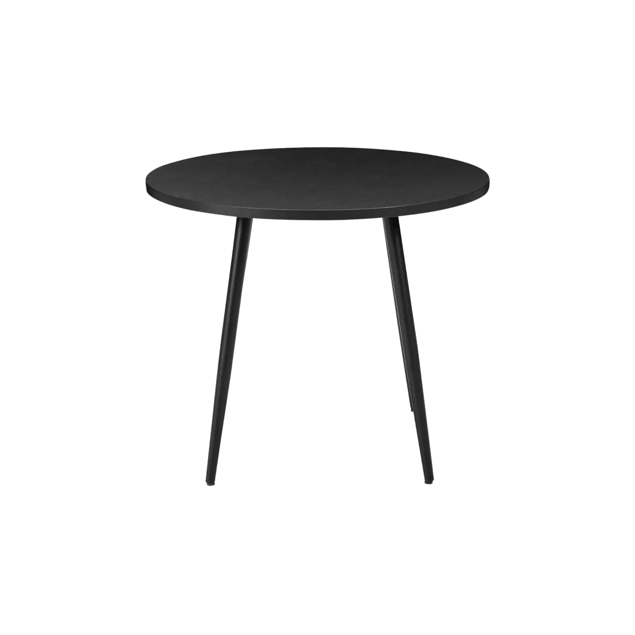 Horizon Black Round Dining Table – Compact Woodgrain Design by Twenty10 - Image 3