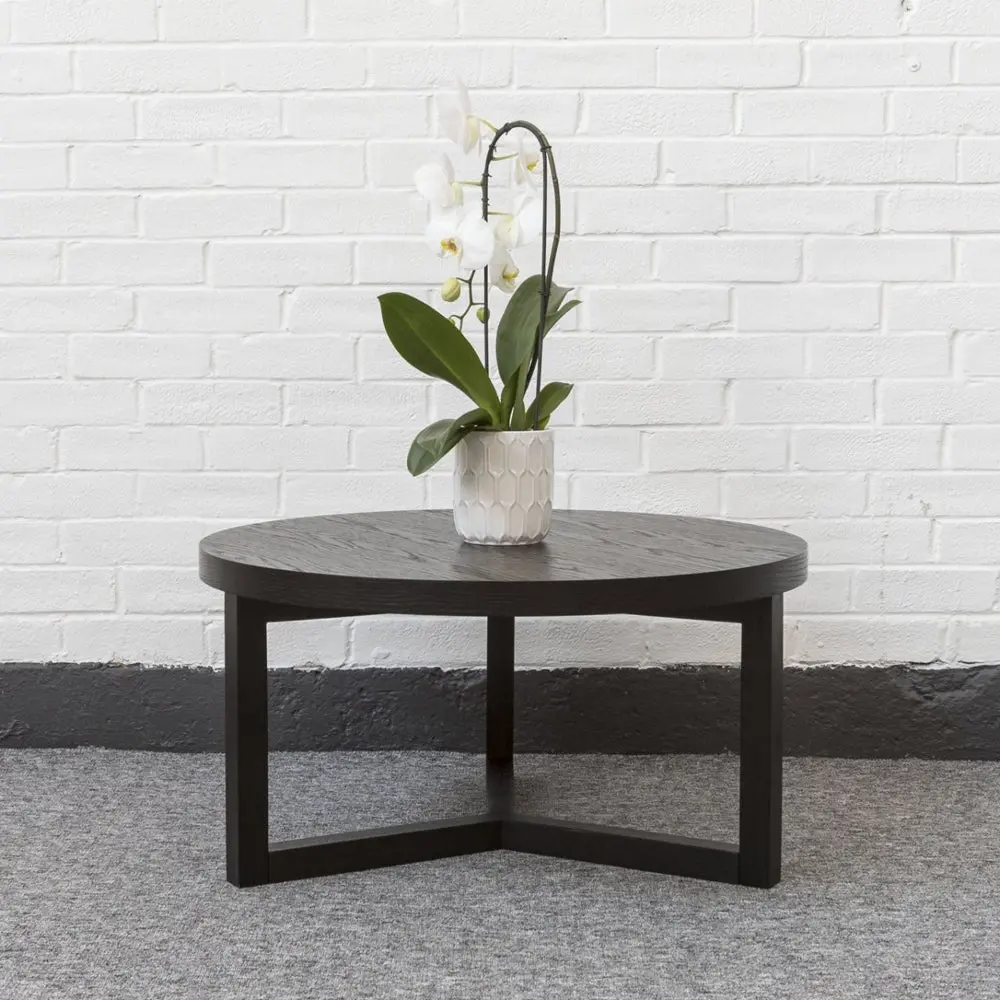 Twenty10 Design Iris Round Coffee Table in Wenge - Image 2