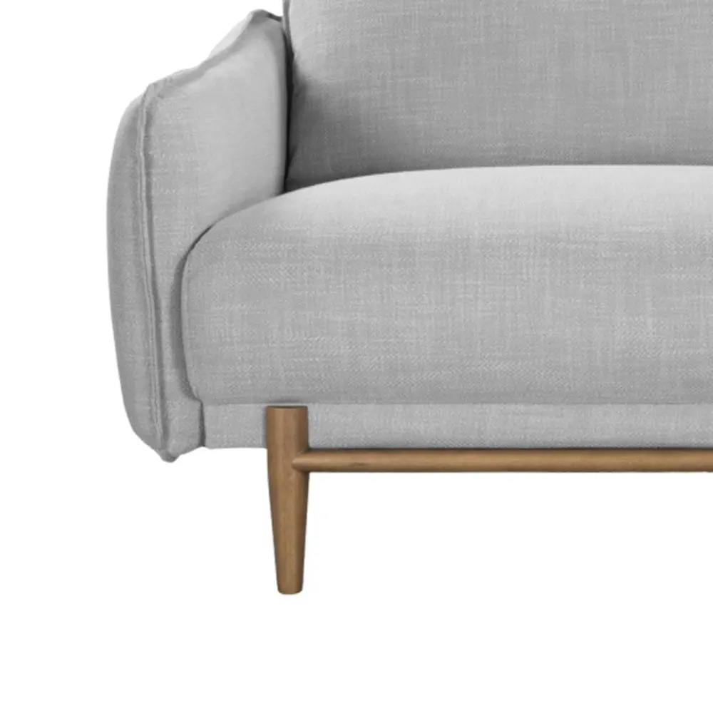 Twenty10 Design Louie 3 Seat Sofa - Grey - Image 7