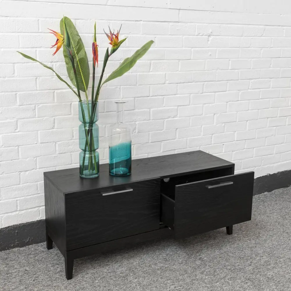 Twenty10 Design Peony TV Unit - Wenge in Black Stained Oak - Image 4