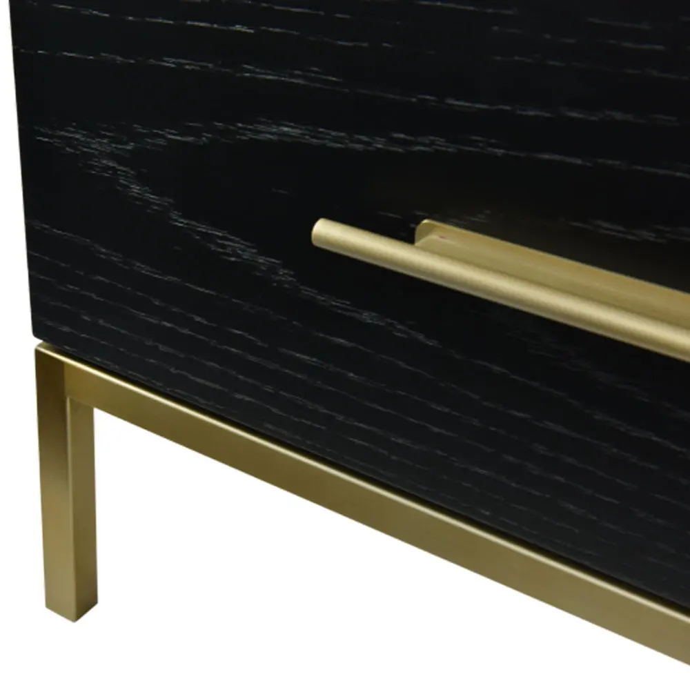 Twenty10 Design Tulip Black Oak Tall Chest - Image 4