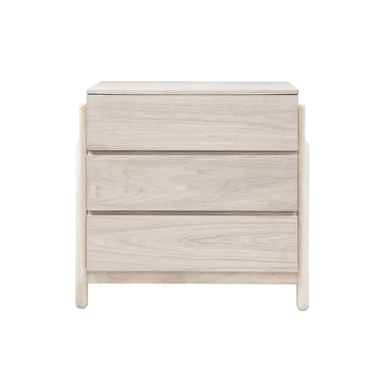 Twenty10 Design Whisper 3 Drawer Chest in Oak White Wash - Image 2