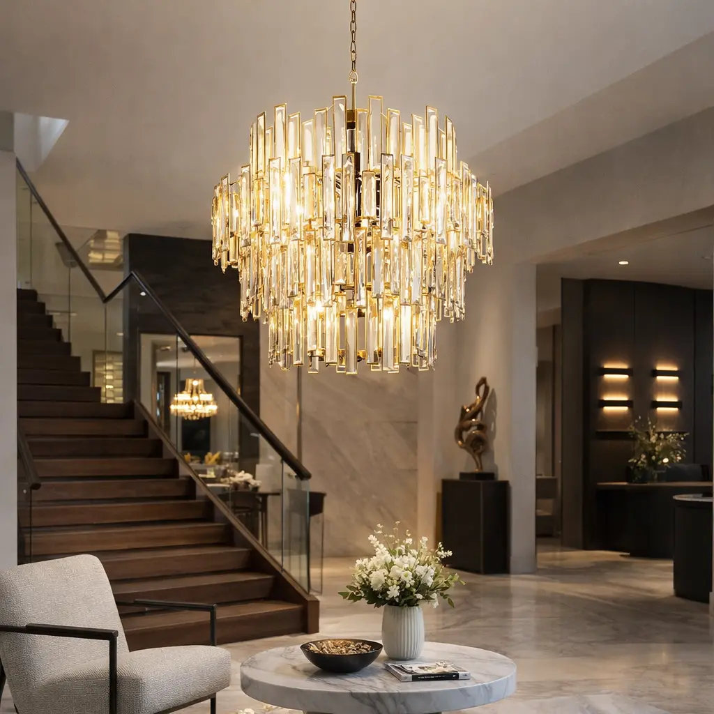 Vionara 15 Pendant Light Gold Champagne