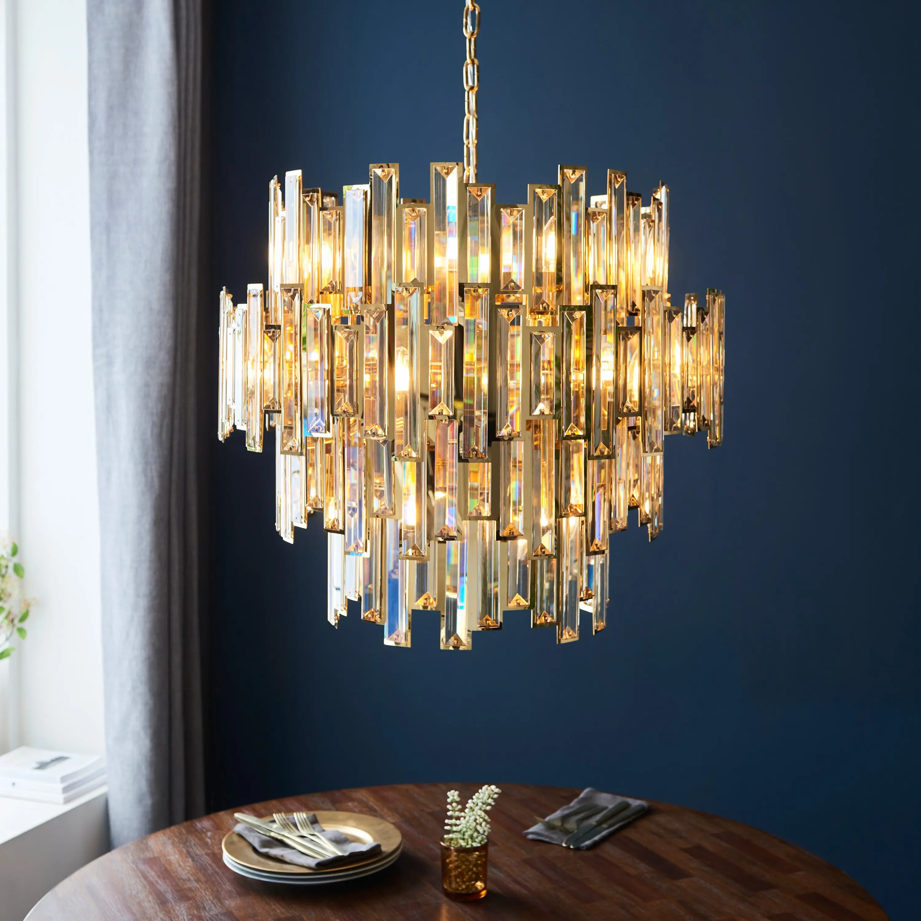 Vionara 15 Pendant Light Gold Champagne - Image 14