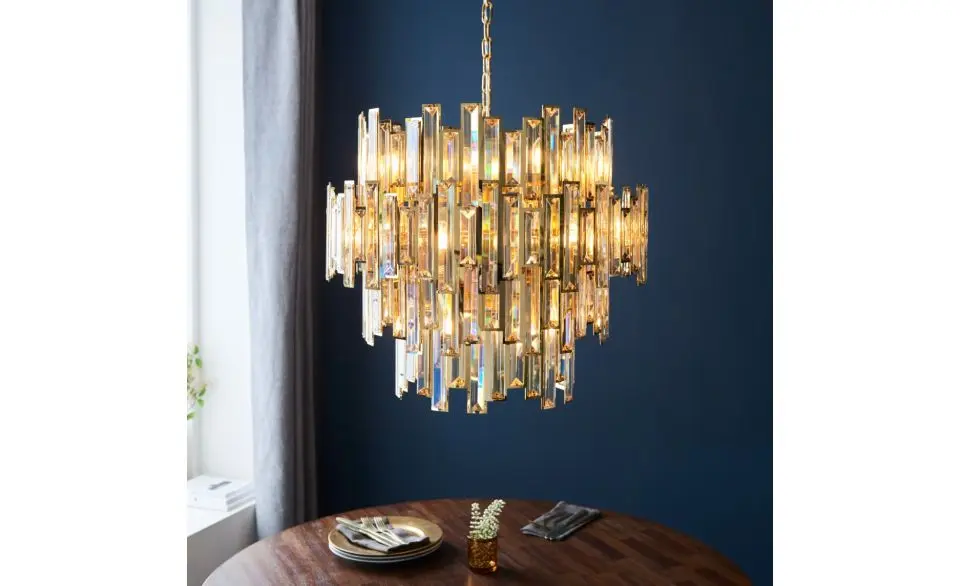 Vionara 15 Pendant Light Gold Champagne - Image 4