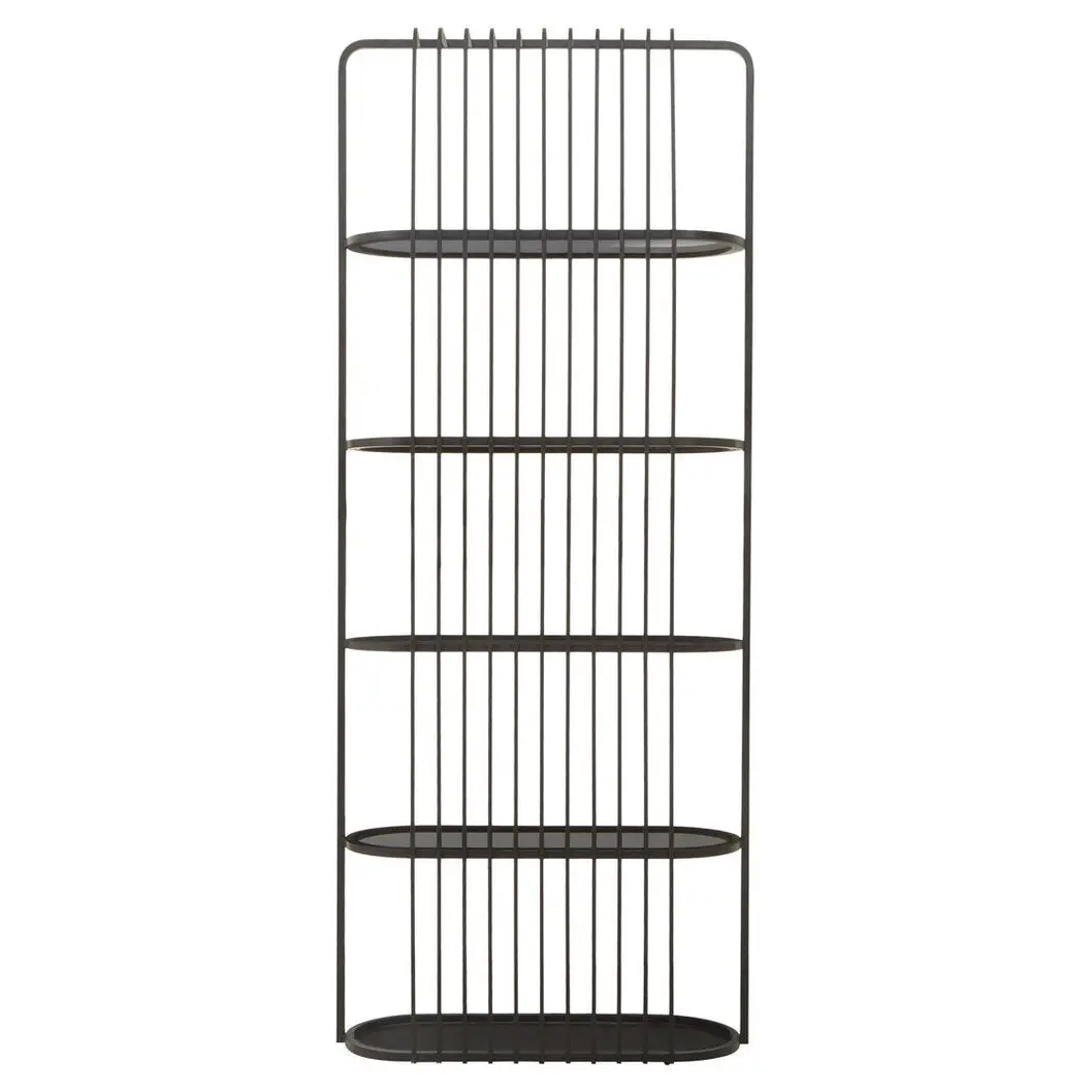 Von Five Tier Black Shelf Unit - Image 6