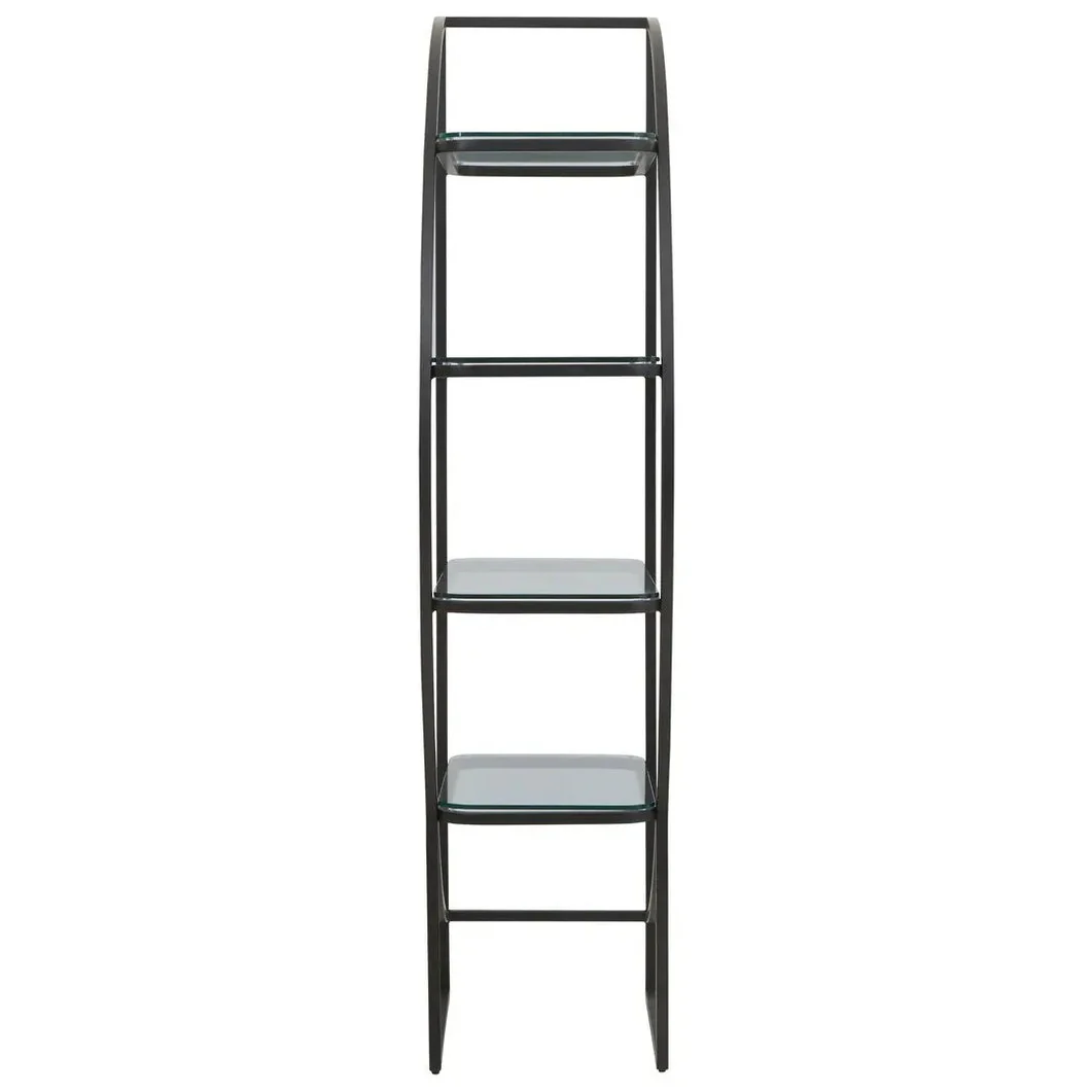 Von Right Half Moon Black Shelf Unit - Image 14